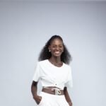 Ava wrapped cropped TEE